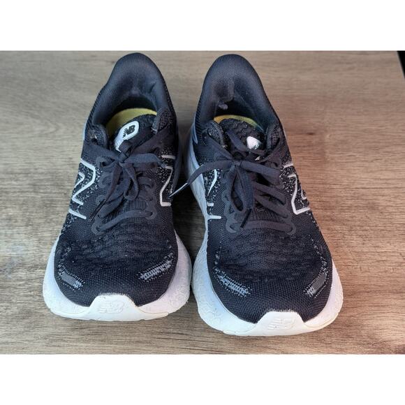 New Balance Fresh Foam X 1080 V12 Women’s Sz 7.5 B Black Running Shoes W1080B12 - Picture 3 of 7